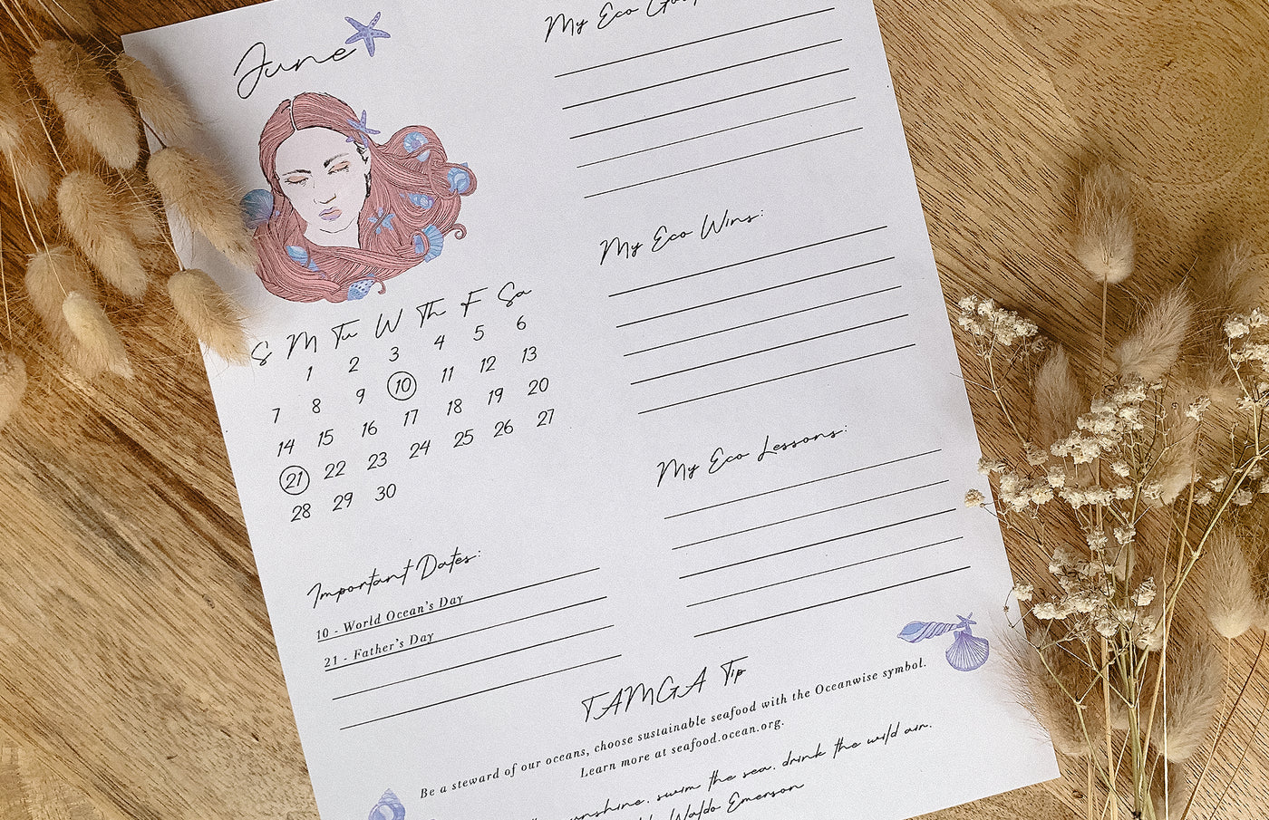 June Eco Calendar