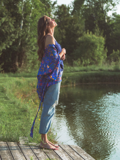 Cassia Short Kimono