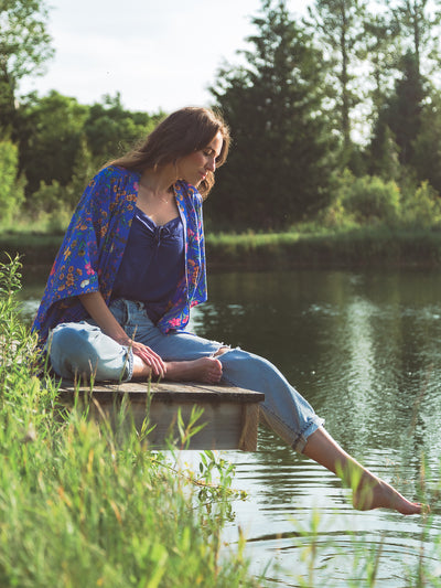 Cassia Short Kimono