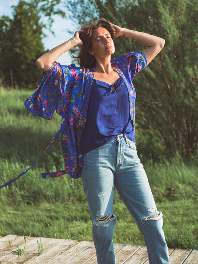 Cassia Short Kimono