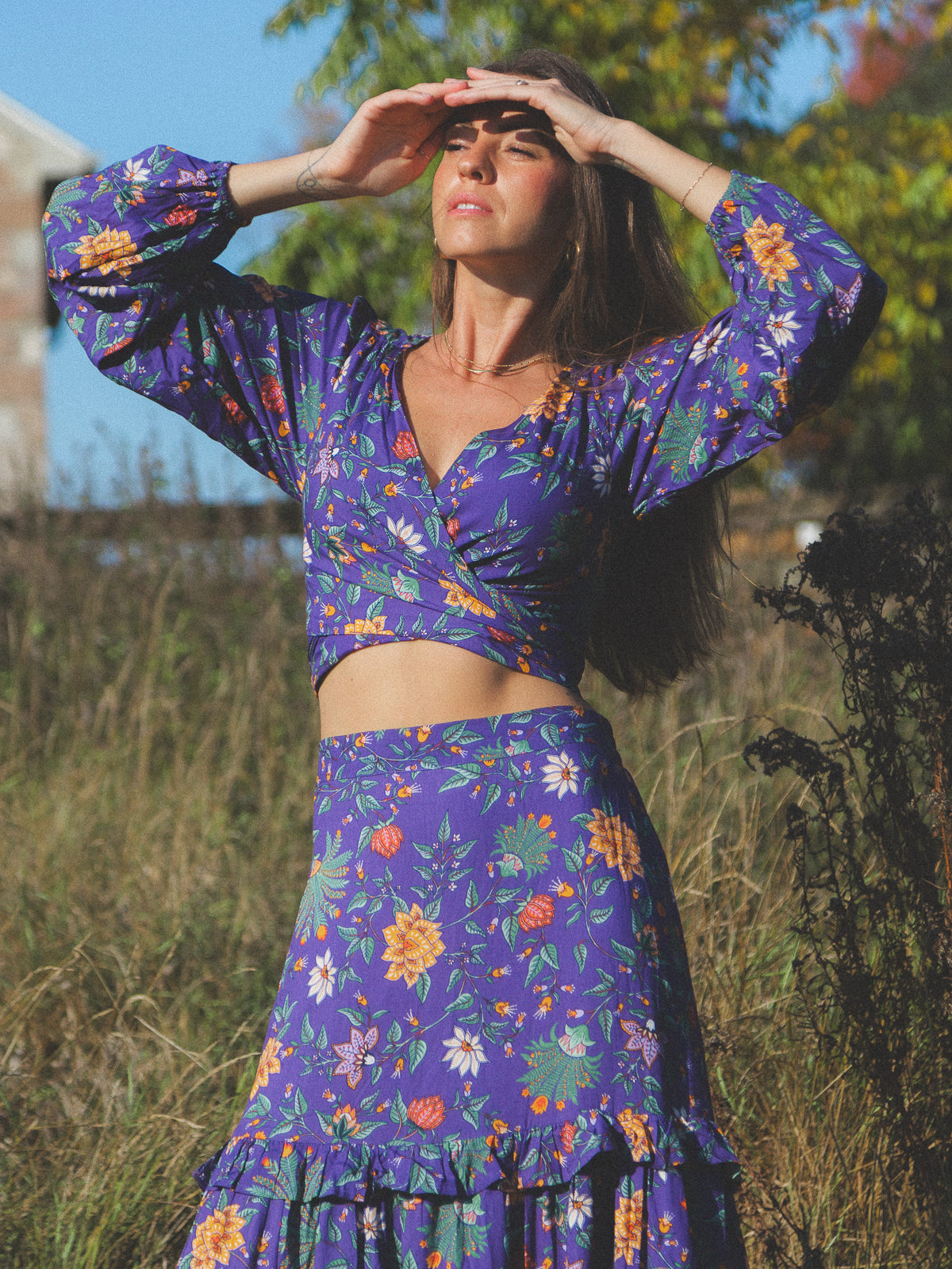 Gabi Wrap Blouse