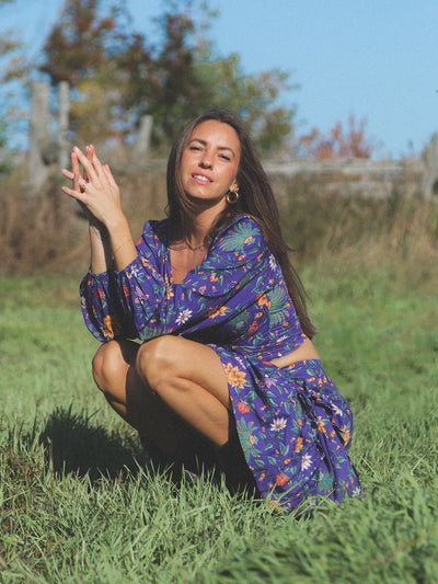 Gabi Wrap Blouse