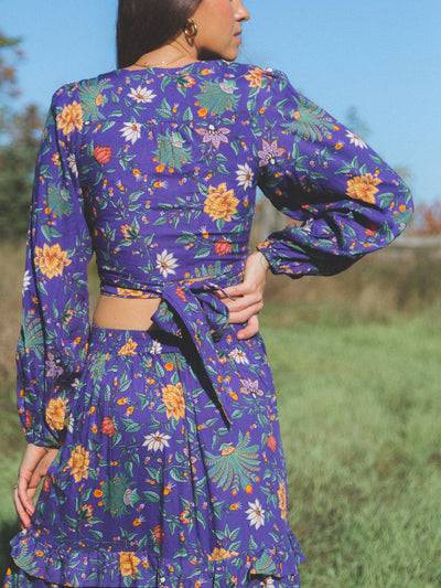 Gabi Wrap Blouse
