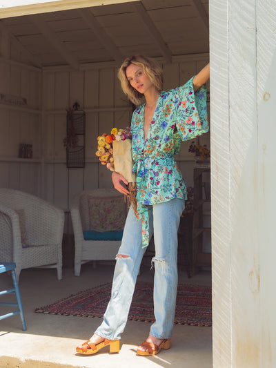 Cassia Short Kimono