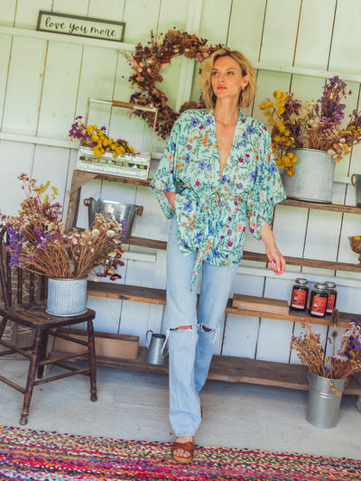 Cassia Short Kimono