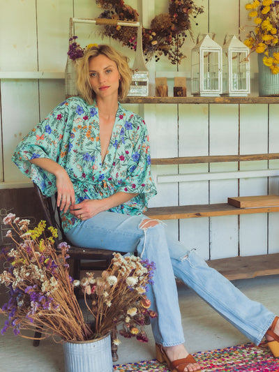 Cassia Short Kimono