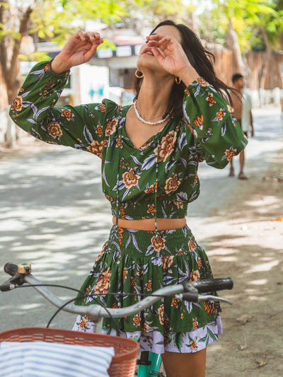 Marely Cropped Blouse