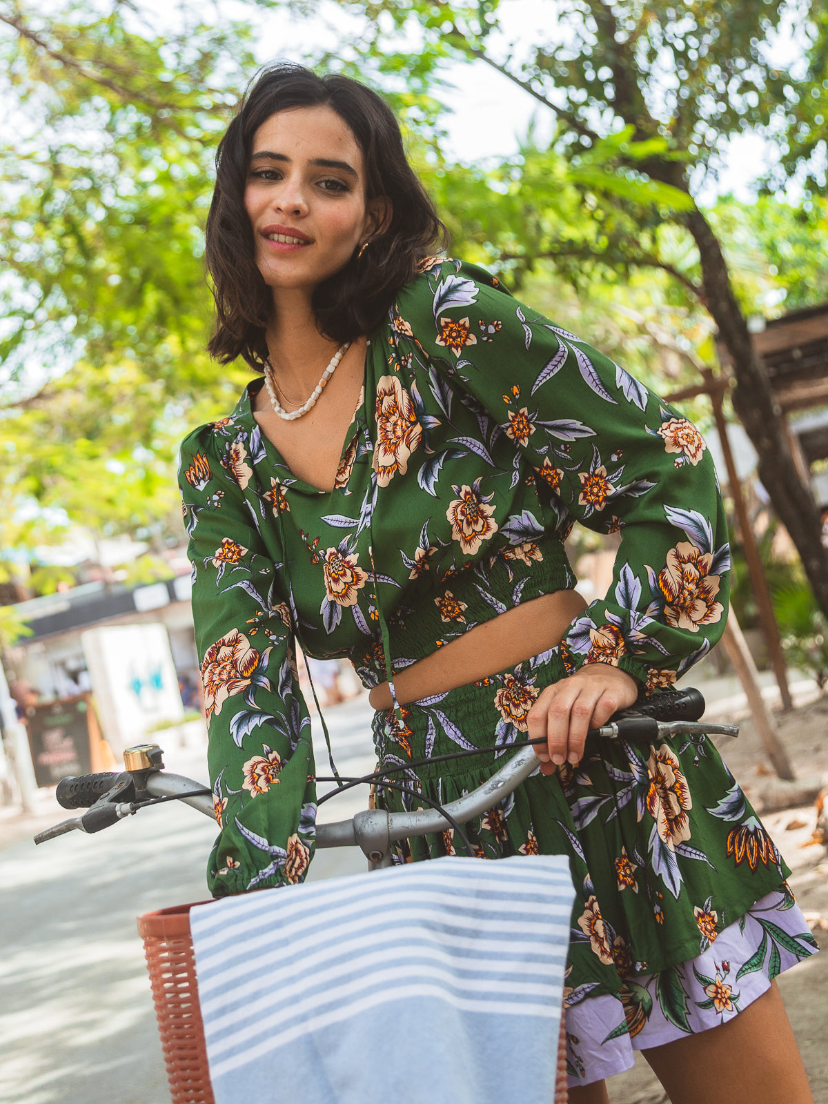 Marely Cropped Blouse