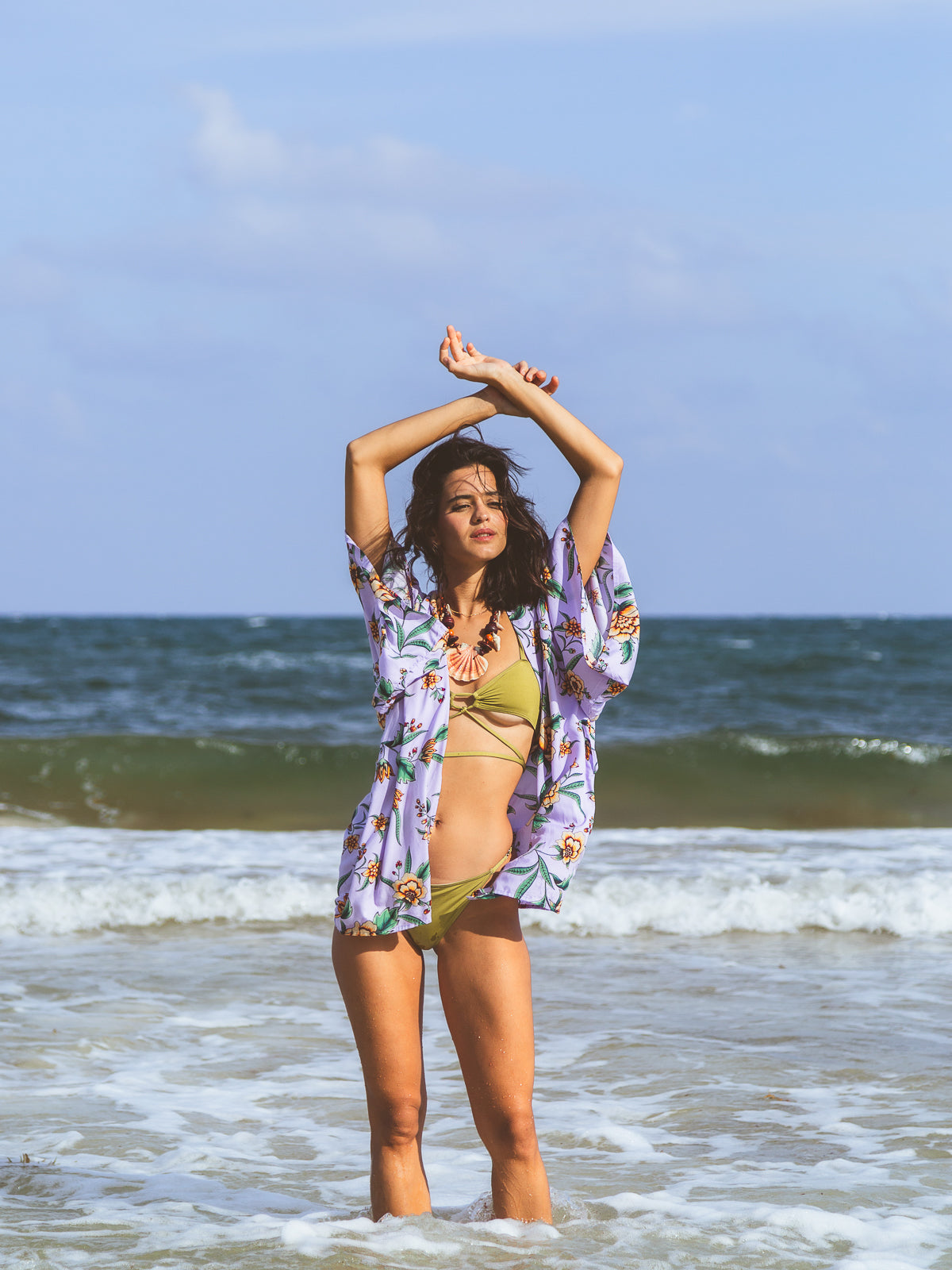 Harper Short Kimono